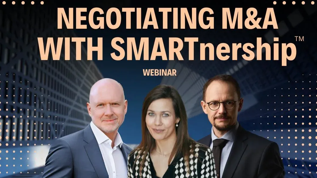 Negotiating M&A with -SMARTnership